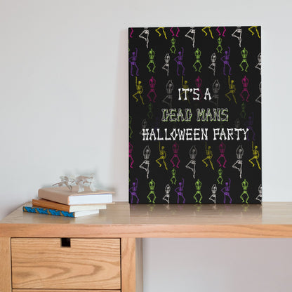 Dancing Skulls Halloween Wall Art