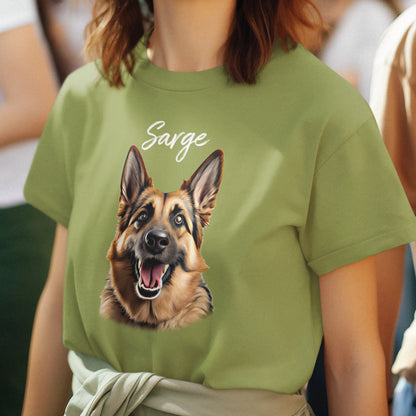 Apparel - Custom Pet Portrait Dog Shirt