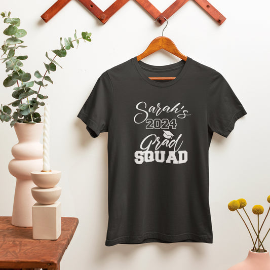 Custom Grad Squad 2024 Graduation Shirt