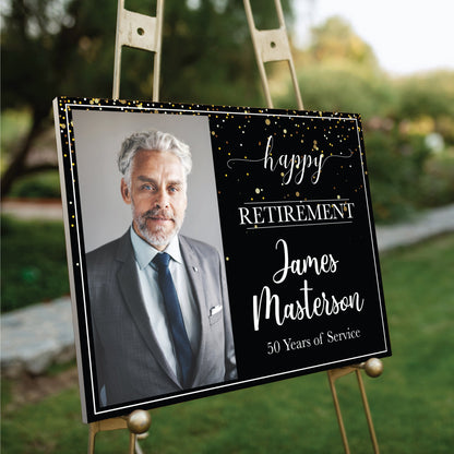 Retirement Welcome Sign With Photo