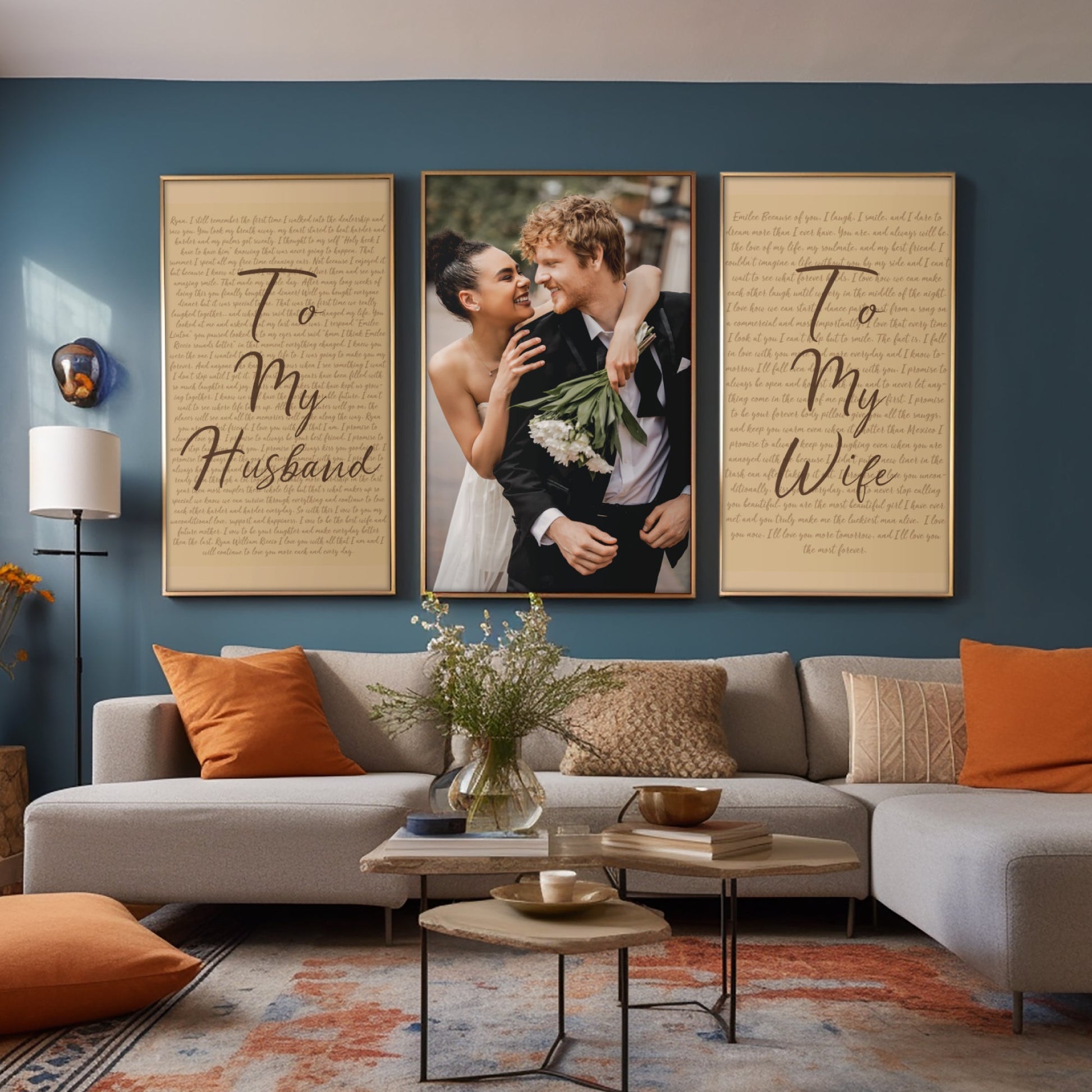 Wedding Vows Canvas Set - 3 Pc Set