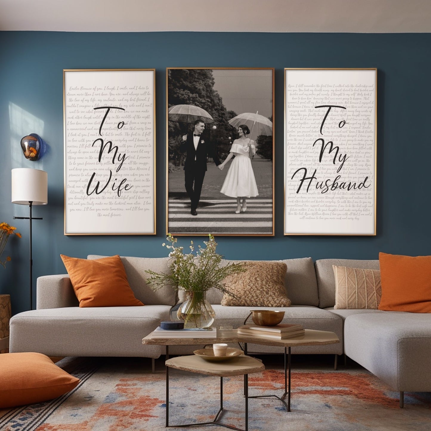 Wedding Vows Canvas Set - 3 Pc Set