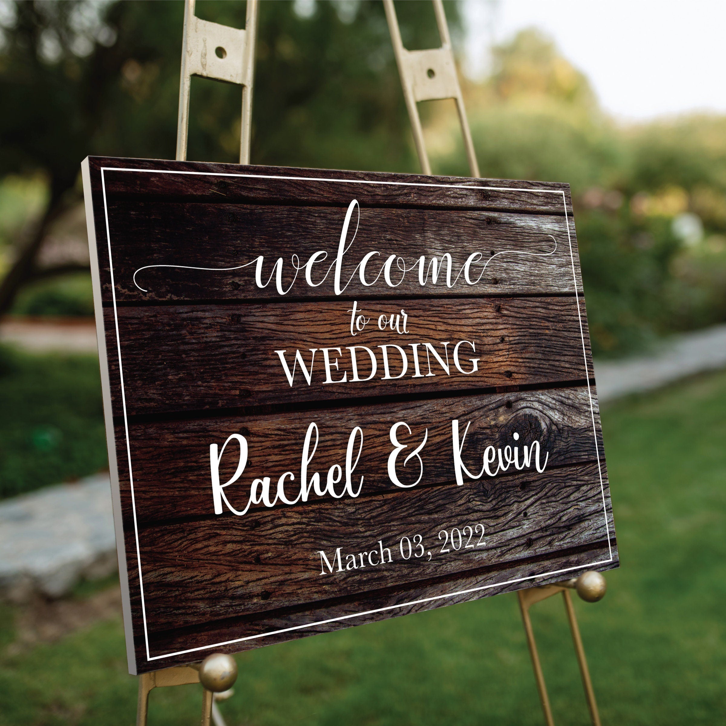 Wedding Welcome Sign | Wedding Decor | Special Events | Wood good | Acrylic |