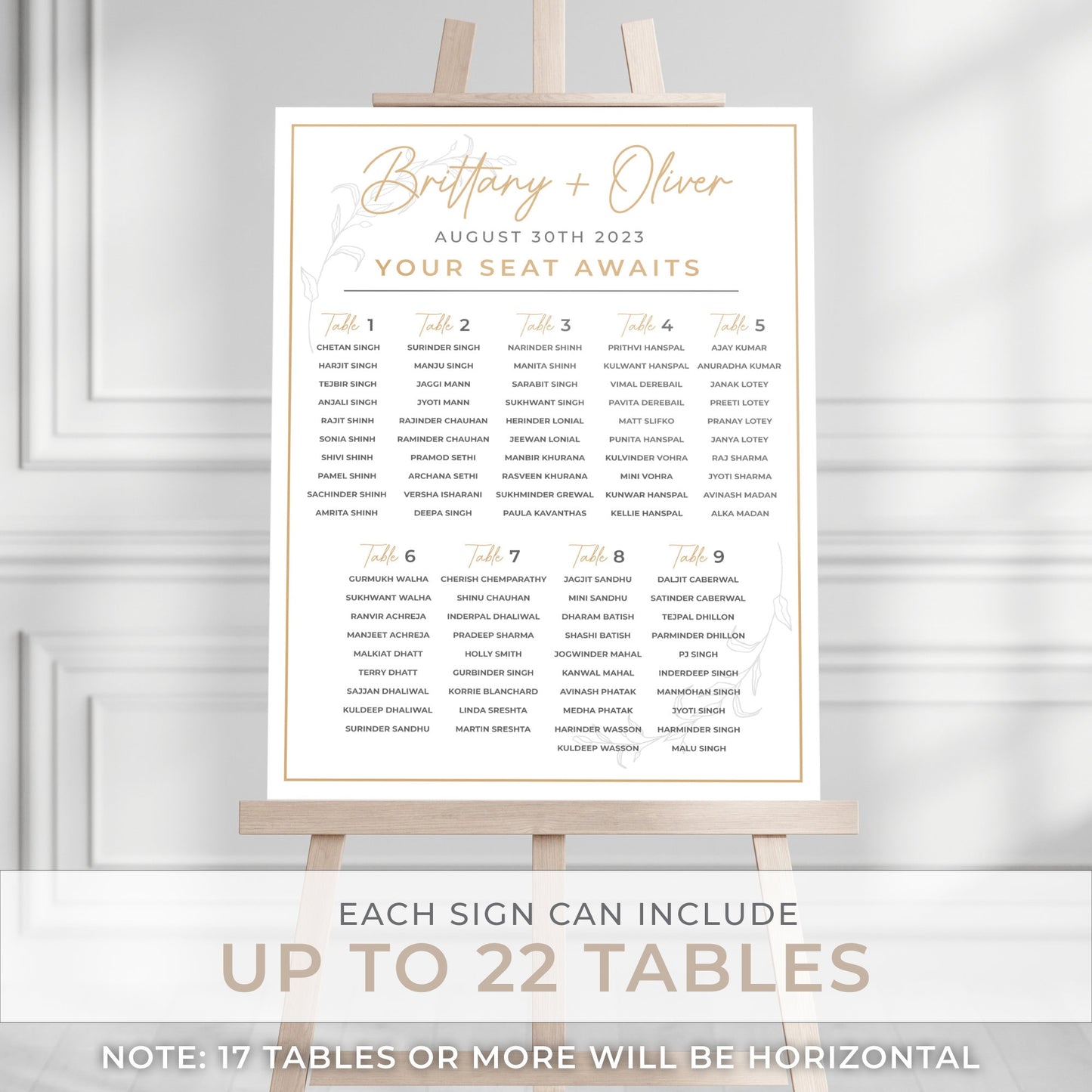 Wedding Seating Chart, Personalized Wedding Welcome Sign, Party Decorations, Reception Poster, Wedding Decor, Rehearsal Sign, Find Your Seat