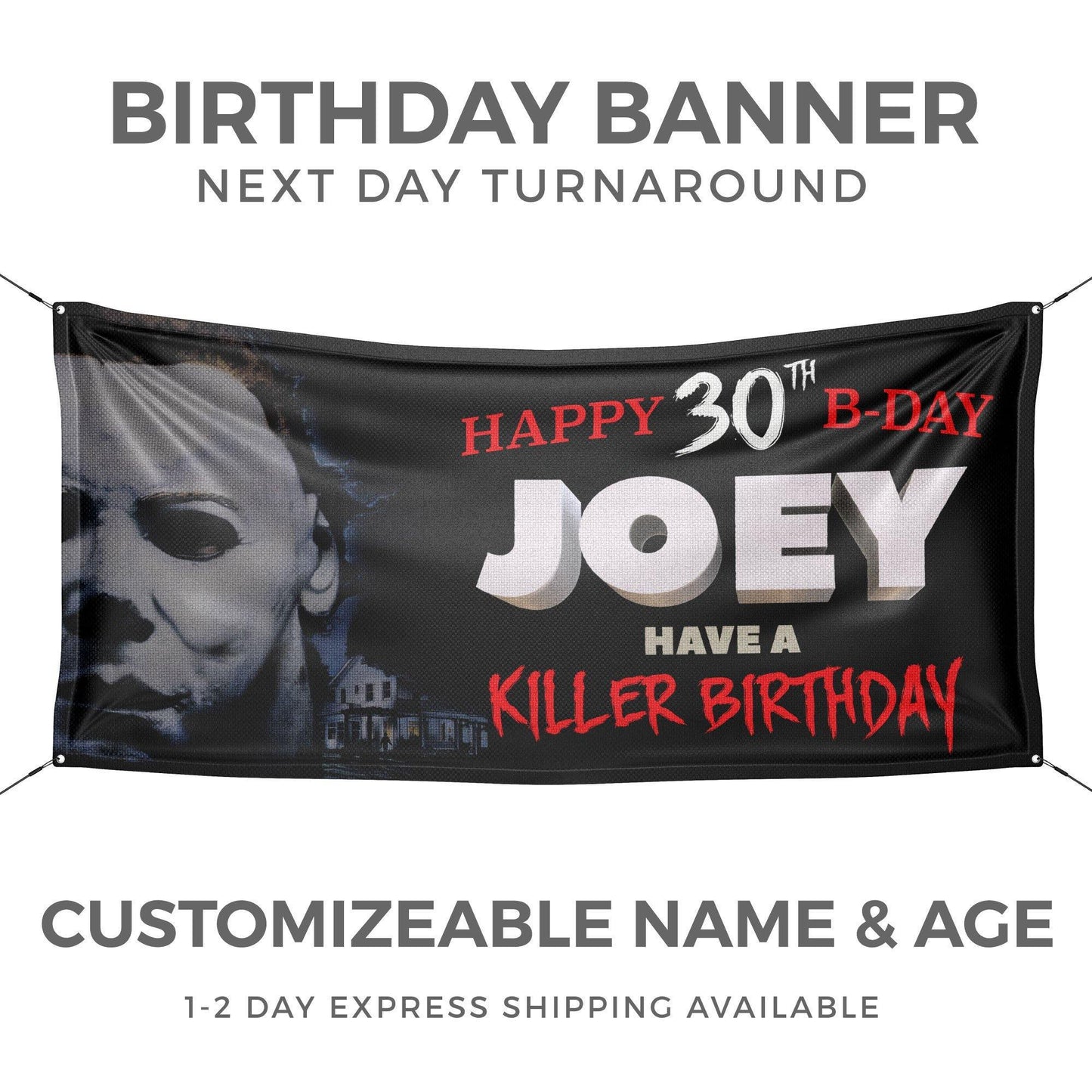 Michaels Halloween Personalized Halloween Birthday Banner - HomeHaps