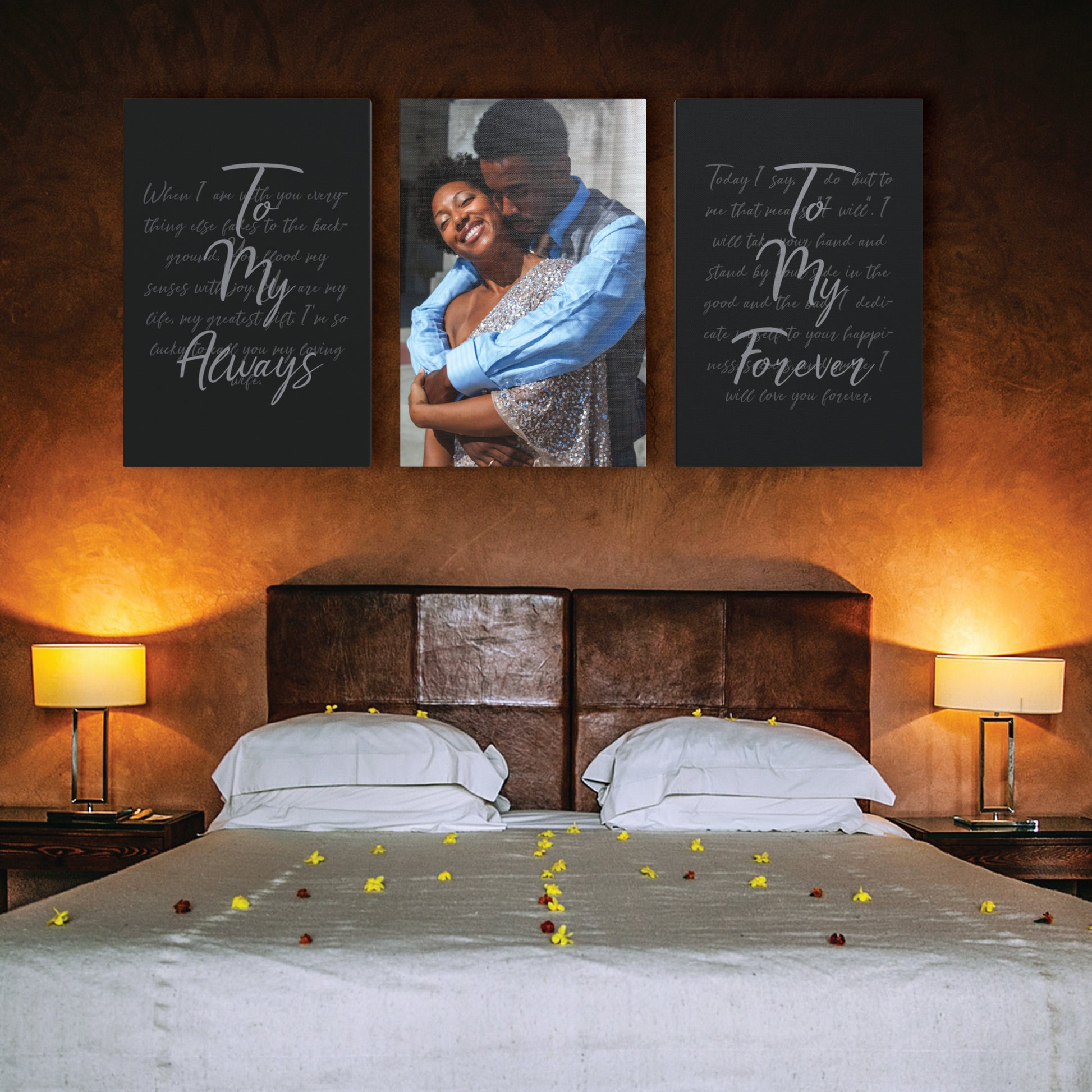 Wedding Vows Canvas Set