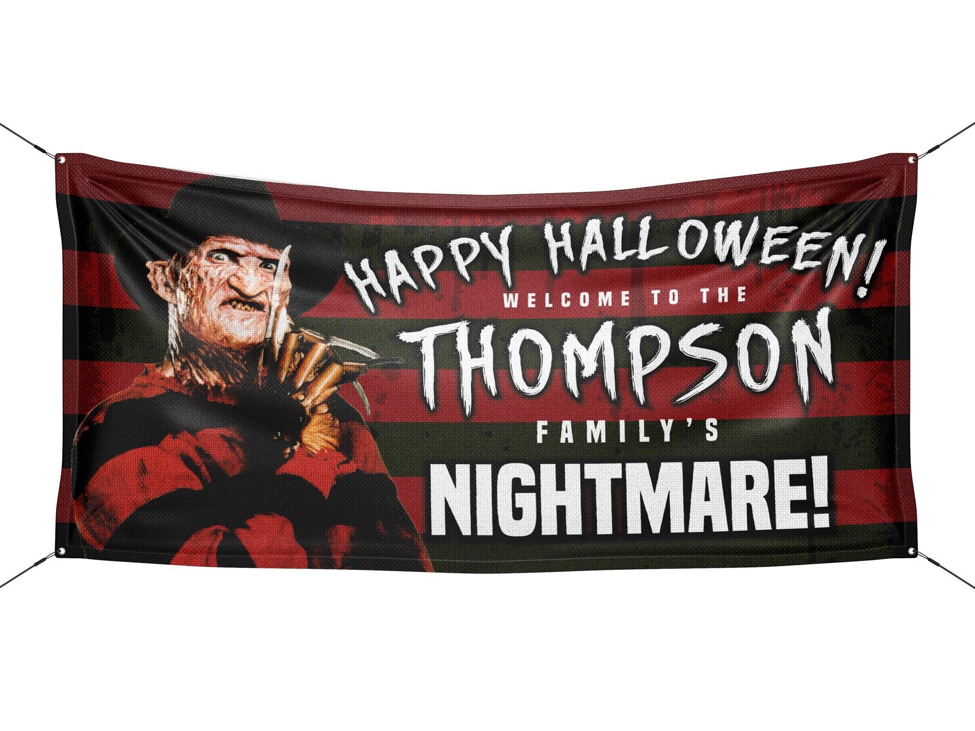 Freddy's Halloween Personalized Halloween Banner - HomeHaps