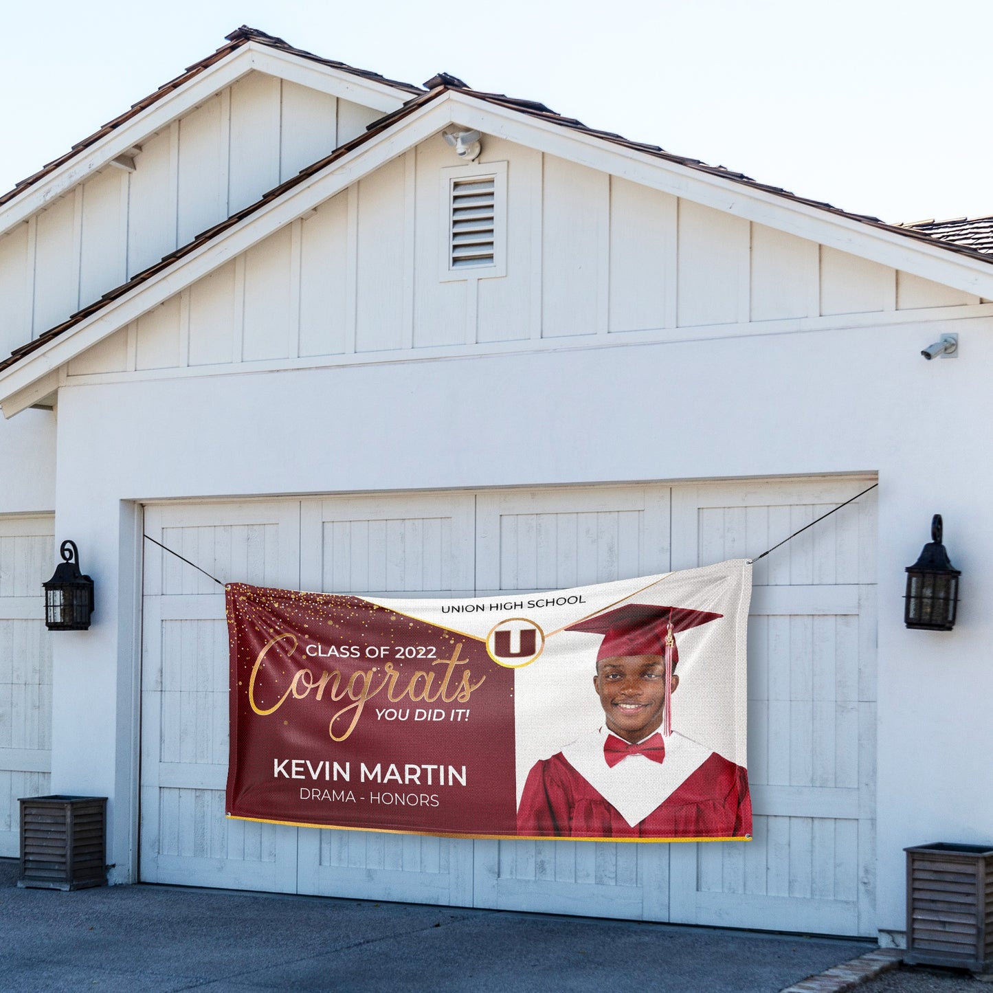 Personalized Congrats Graduation Banner