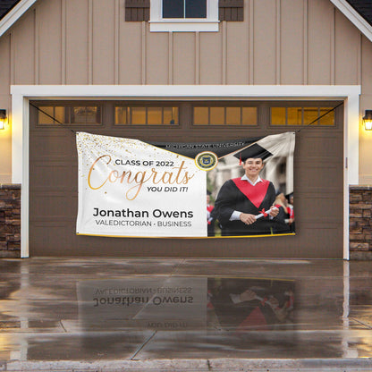 Personalized Congrats Graduation Banner