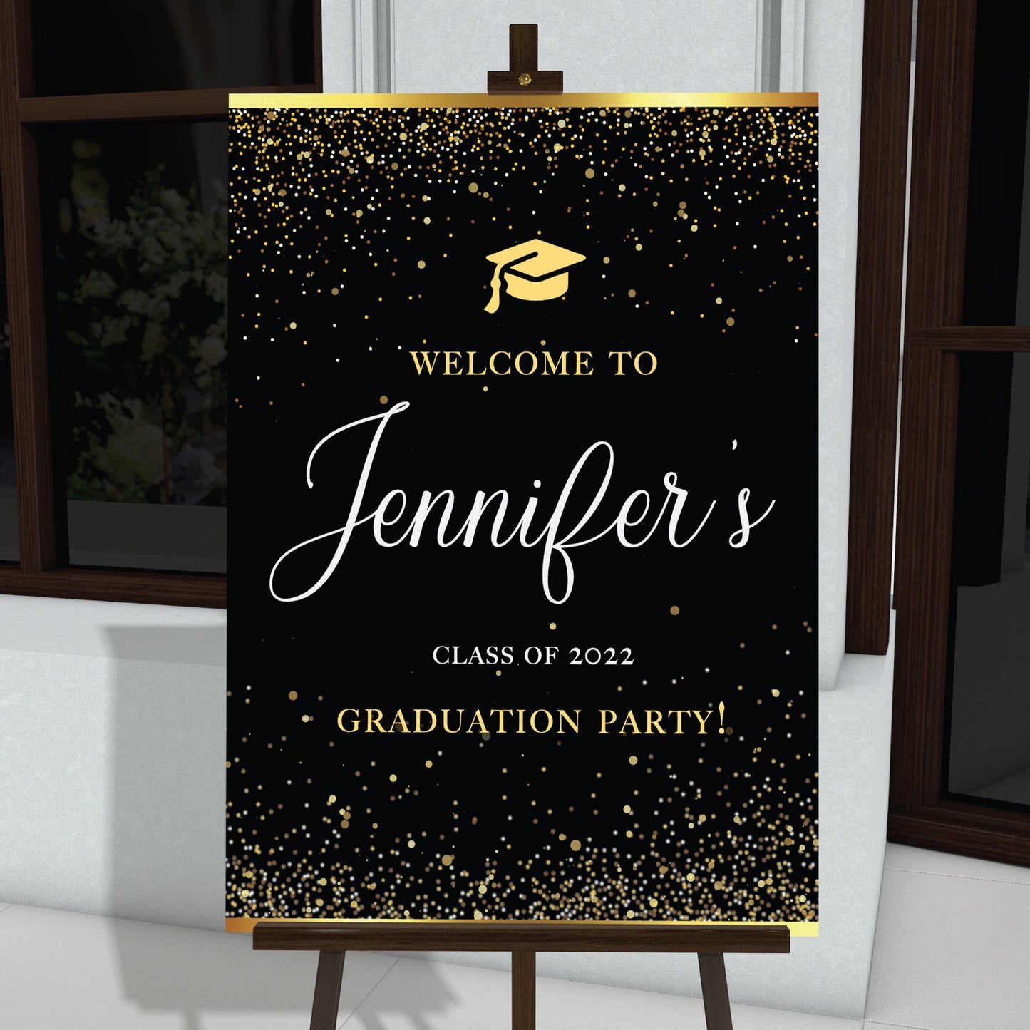 Personalized Graduation Welcome Sign