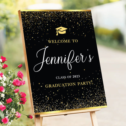 Personalized Graduation Welcome Sign