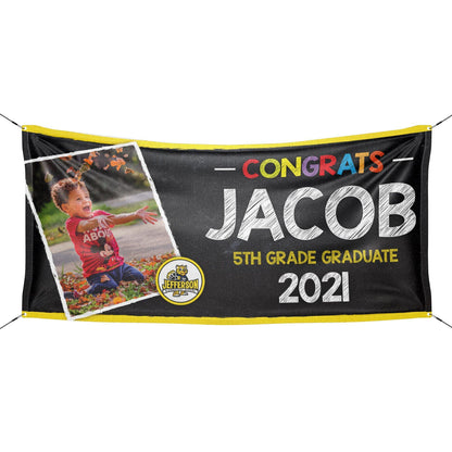 Personalized Kindergarten Graduation Banner - HomeHaps