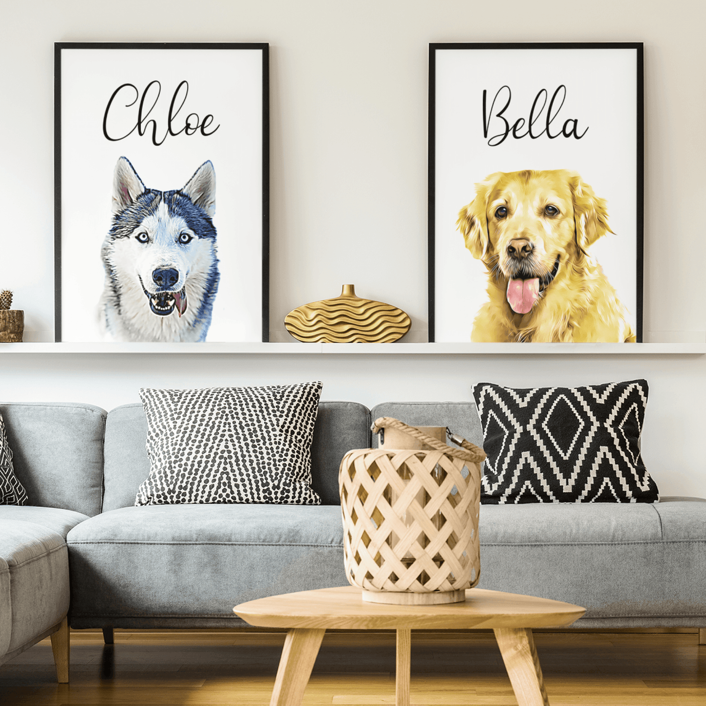 Custom Sketched Pet Portrait - HomeHaps