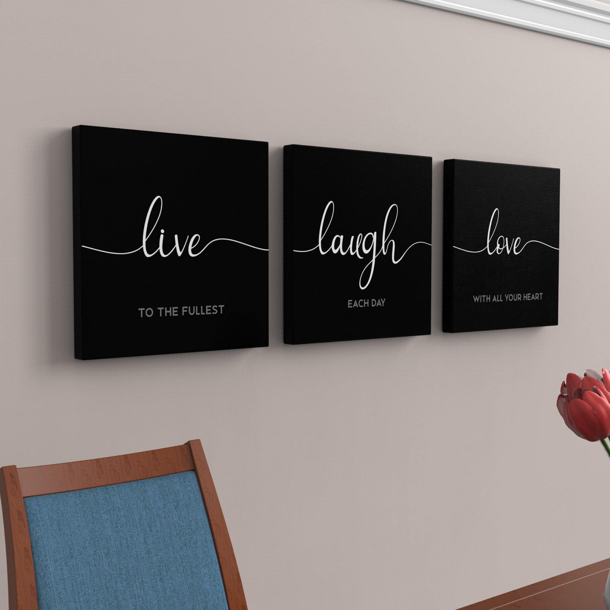 Live Laugh Love Wall Set - HomeHaps