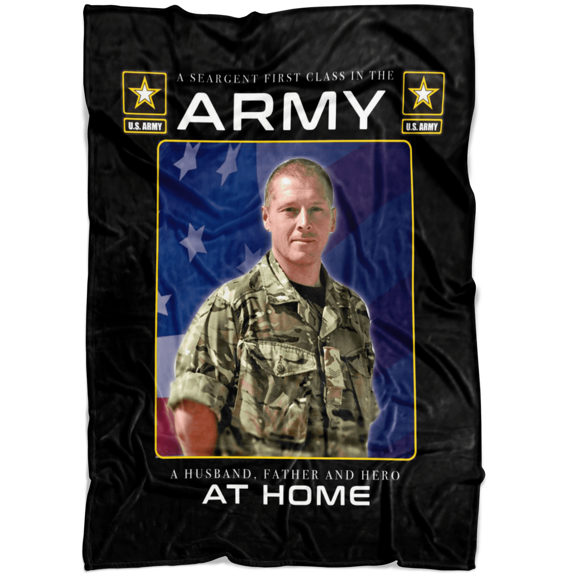 Military Welcome Home Photo Blanket - HomeHaps