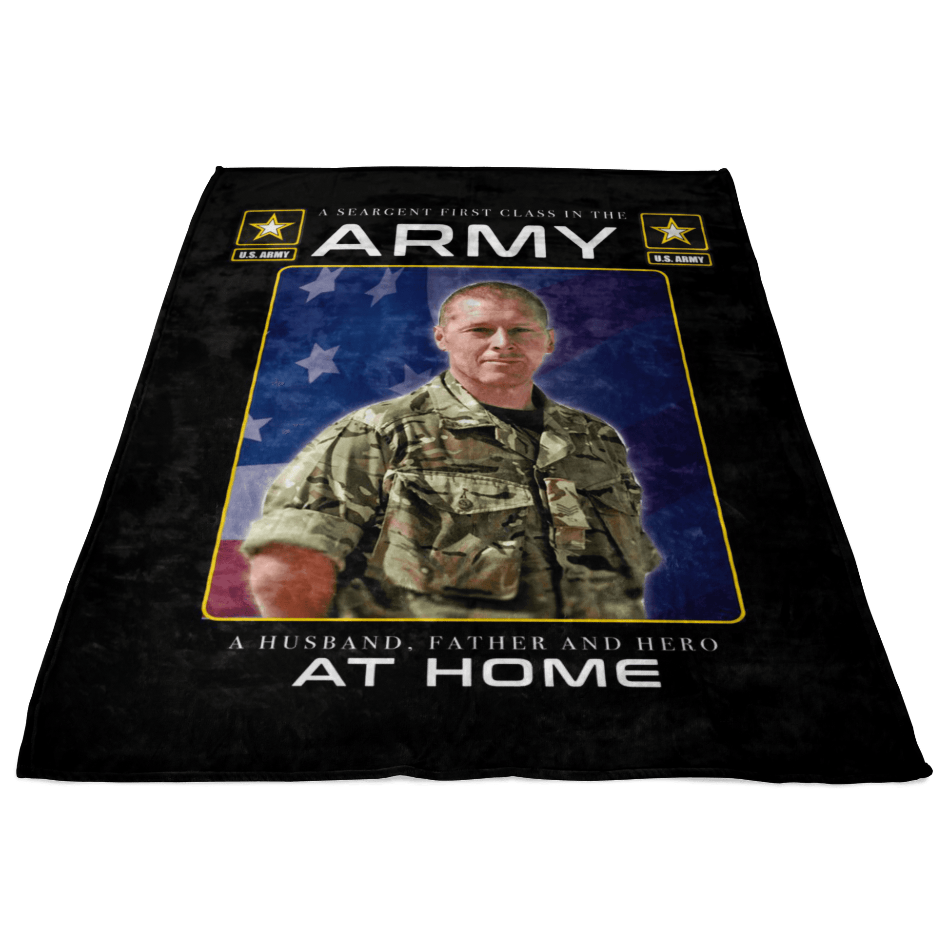 Military Welcome Home Photo Blanket - HomeHaps