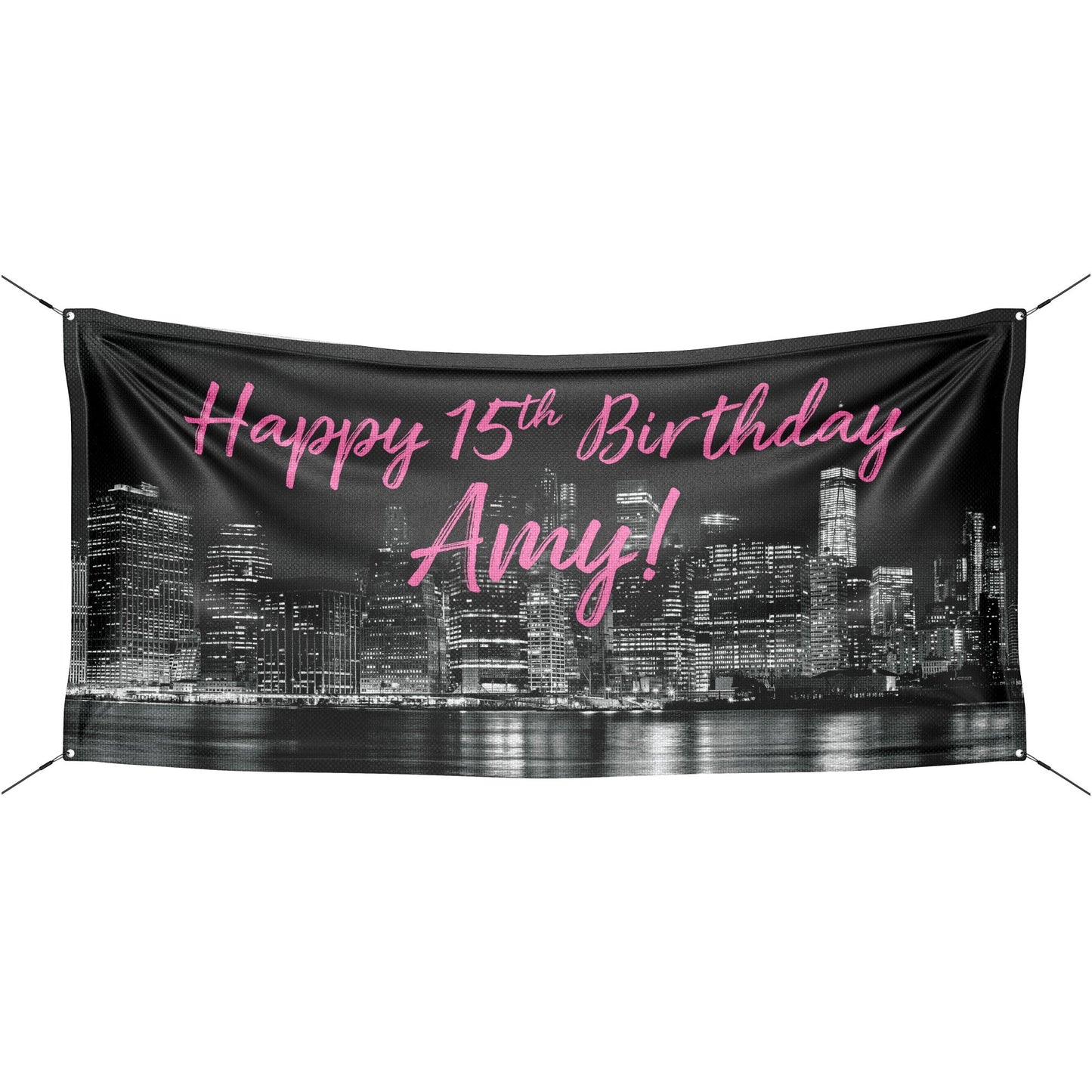 New York Themed Birthday Banner