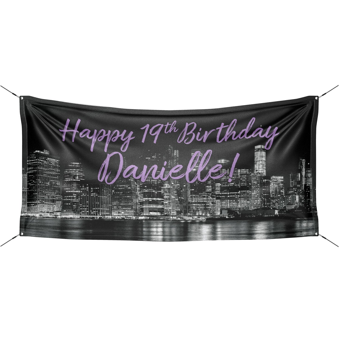 New York Themed Birthday Banner