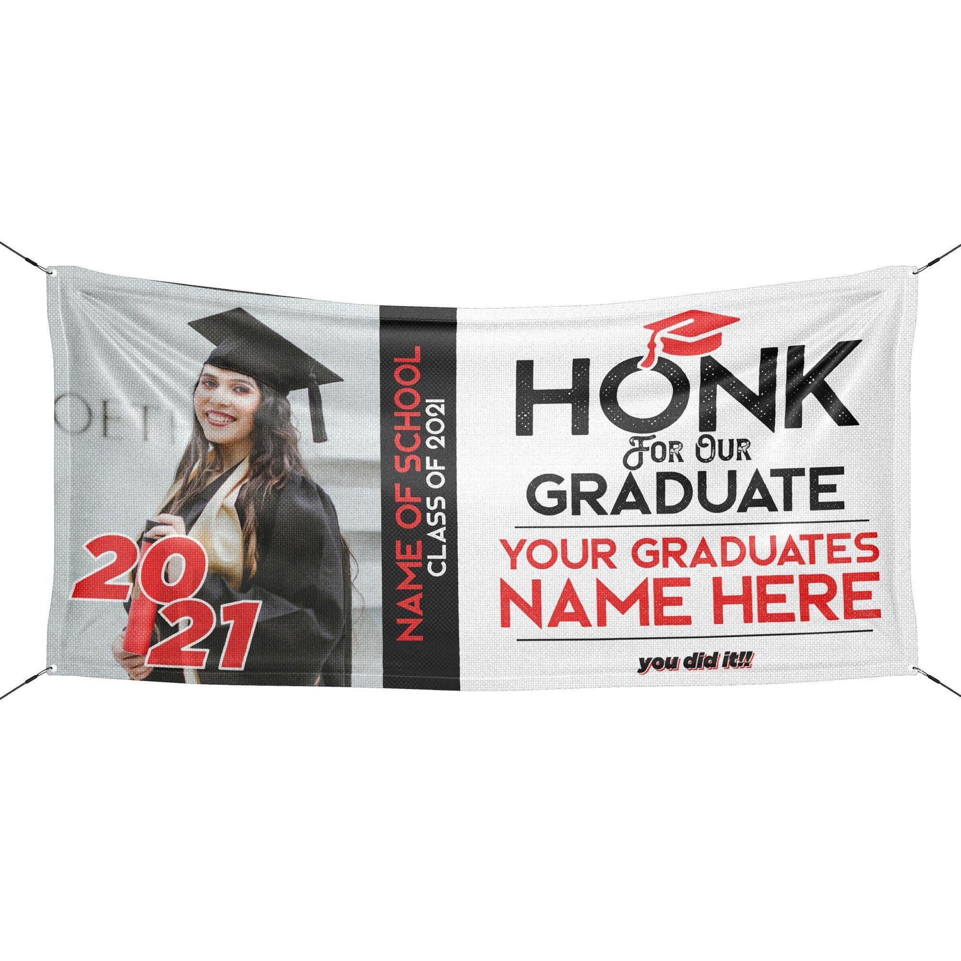 Personalized Honk Graduation Banner - HomeHaps