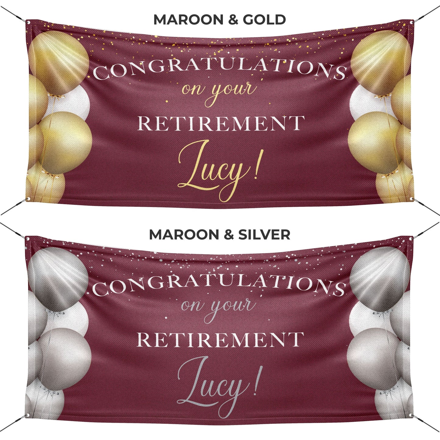 Congrats Retirement Banner