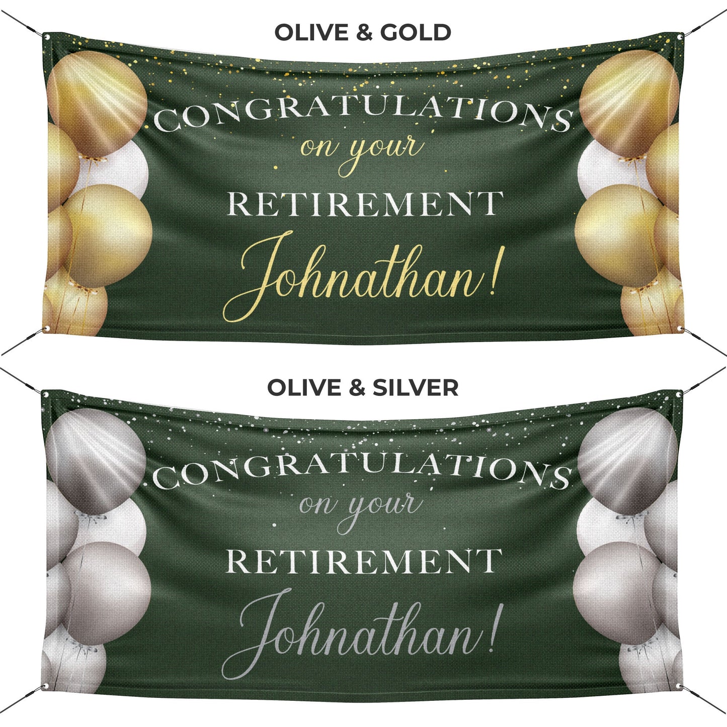 Congrats Retirement Banner