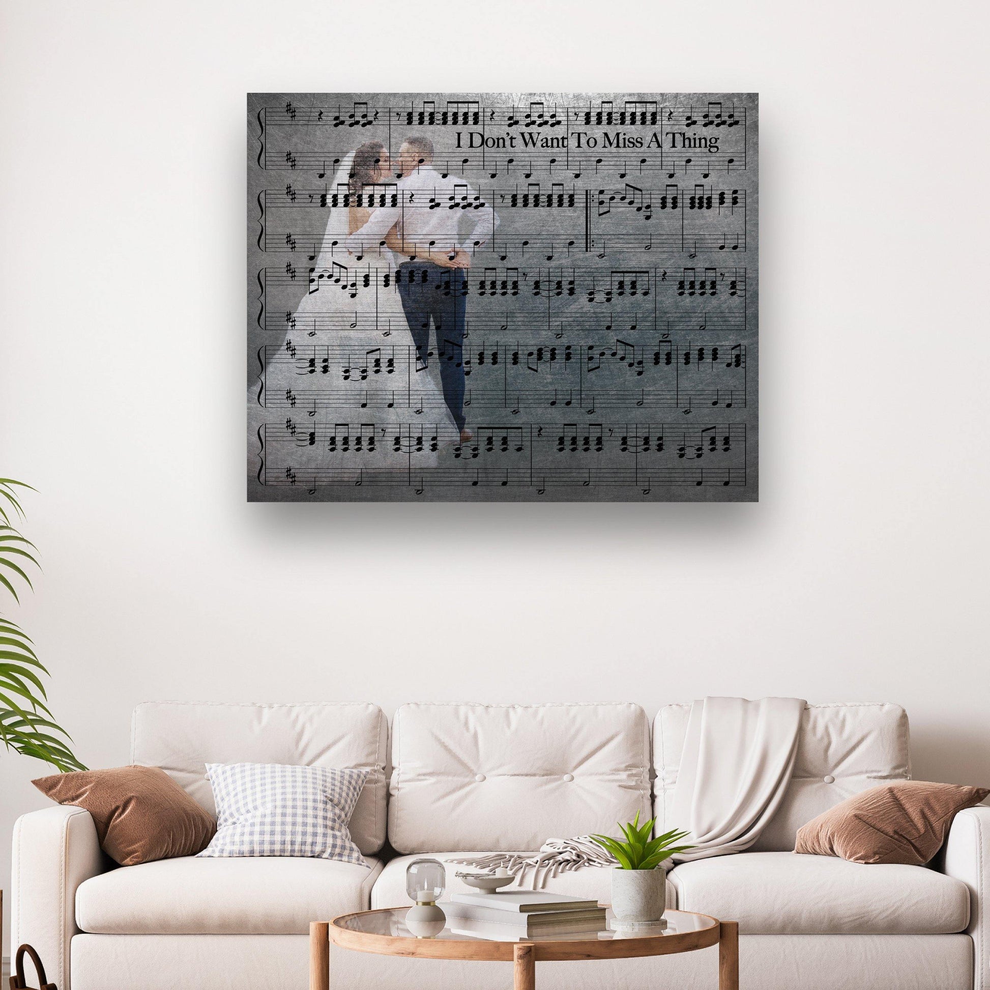 Iron Anniversary Gift Music Sheet Canvas - HomeHaps